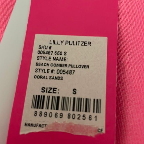 Ily Pulitzer luxletic sweatshirt. - Picture 5 of 5